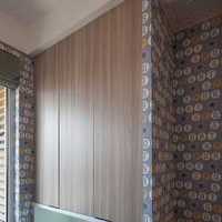 欧美风格装修客厅客歺厅墙上贴瓷砖好看吗