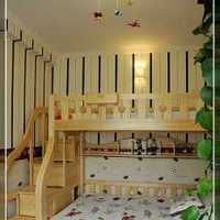 兒童家具實木單人兒童房裝修效果圖