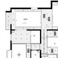 地中海素木色系别墅起居室装修效果图