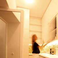 小廚房綠色櫥柜裝修效果圖