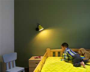 墙上置物架二居儿童房现代装修效果图