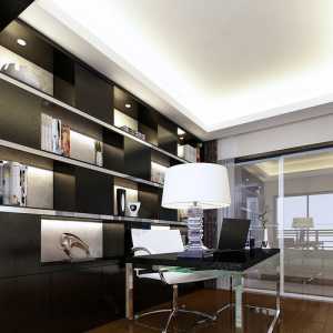 《黑白小奢华》200平米现代风格设计