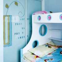 小空间现代风双人吊儿童房装修效果图