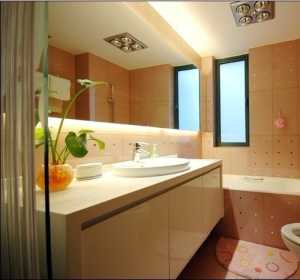 二居室90平米卫生间浴缸装修效果图